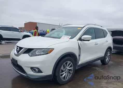 2014 Nissan Rogue Sl z USA, uszkodzony, nr VIN 5N1AT2MT5EC852809